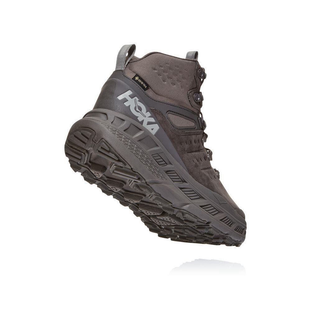 Hoka One One Stinson Mid GORE-TEX Cinzentas - Sapatilhas de Trail